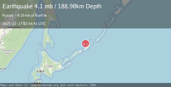 Map of KURIL ISLANDS