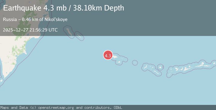 Map of NEAR ISLANDS, ALEUTIAN ISLANDS