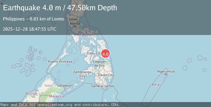 Map of LEYTE, PHILIPPINES