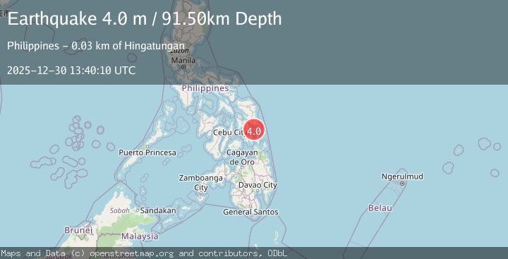 Map of LEYTE, PHILIPPINES