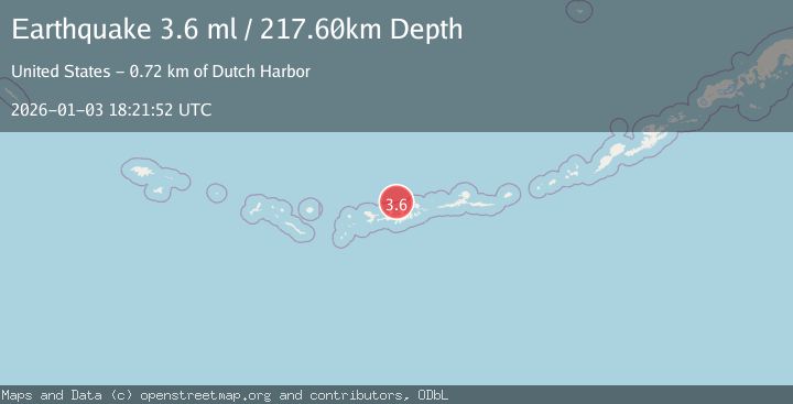 Map of ANDREANOF ISLANDS, ALEUTIAN IS.