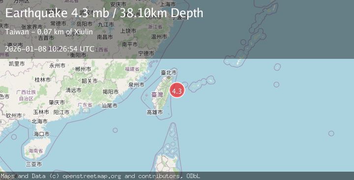 Map of TAIWAN REGION