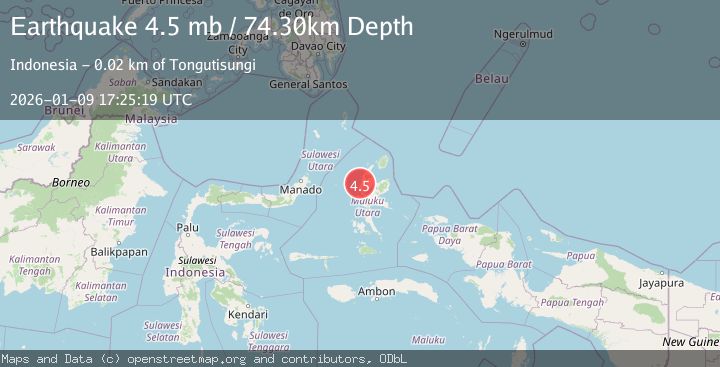 Map of HALMAHERA, INDONESIA