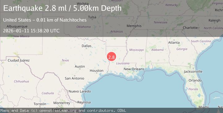 Map of LOUISIANA-TEXAS BORDER REGION