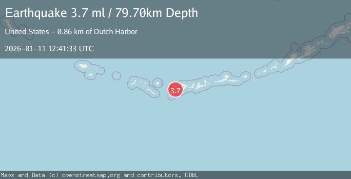 Map of ANDREANOF ISLANDS, ALEUTIAN IS.