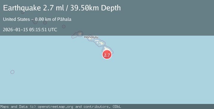 Map of ISLAND OF HAWAII, HAWAII