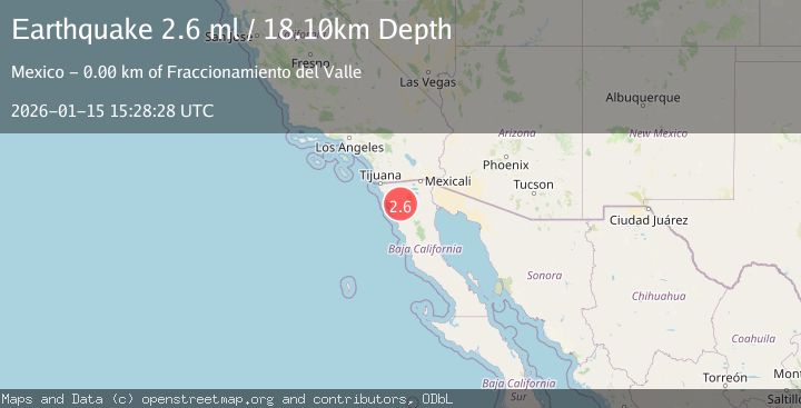 Map of BAJA CALIFORNIA, MEXICO