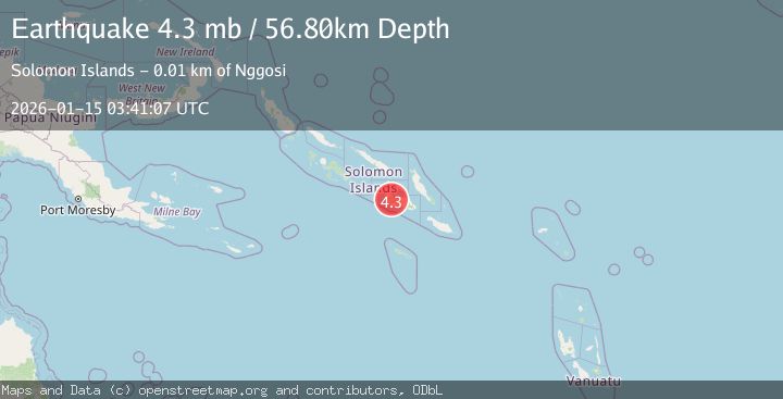 Map of SOLOMON ISLANDS