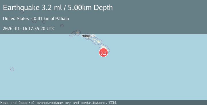 Map of ISLAND OF HAWAII, HAWAII