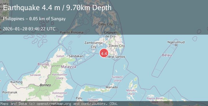 Map of MORO GULF, MINDANAO, PHILIPPINES