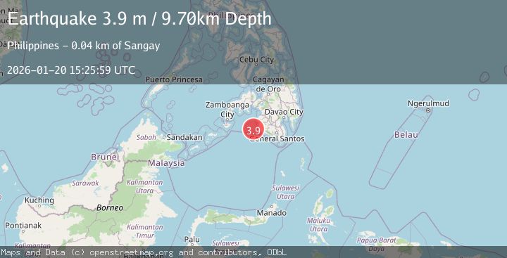 Map of MORO GULF, MINDANAO, PHILIPPINES