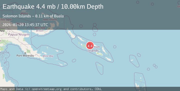 Map of SOLOMON ISLANDS