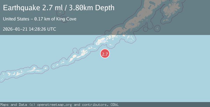 Map of UNIMAK ISLAND REGION, ALASKA
