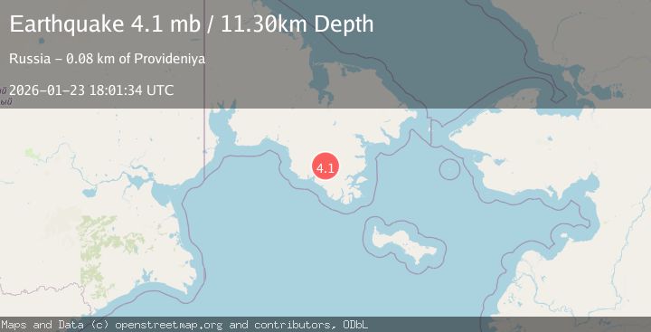 Map of CHUKOTKA, RUSSIA
