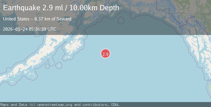 Map of GULF OF ALASKA