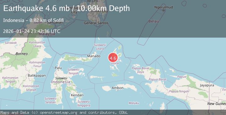 Map of HALMAHERA, INDONESIA