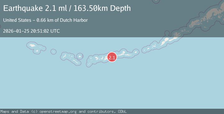 Map of ANDREANOF ISLANDS, ALEUTIAN IS.