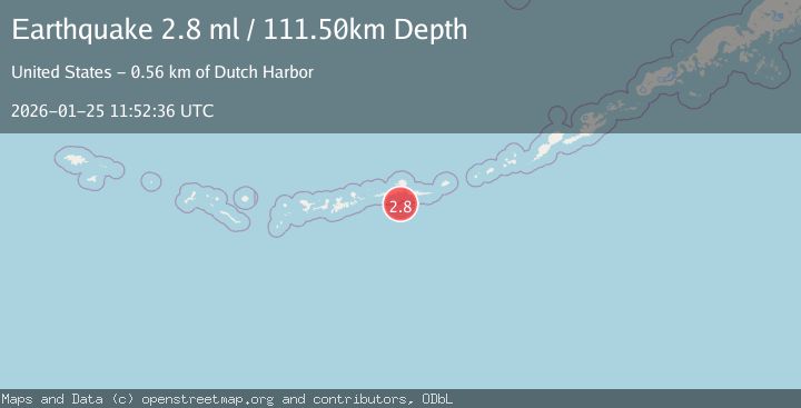 Map of ANDREANOF ISLANDS, ALEUTIAN IS.