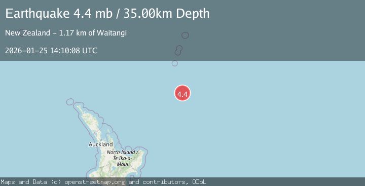 Map of SOUTH OF KERMADEC ISLANDS