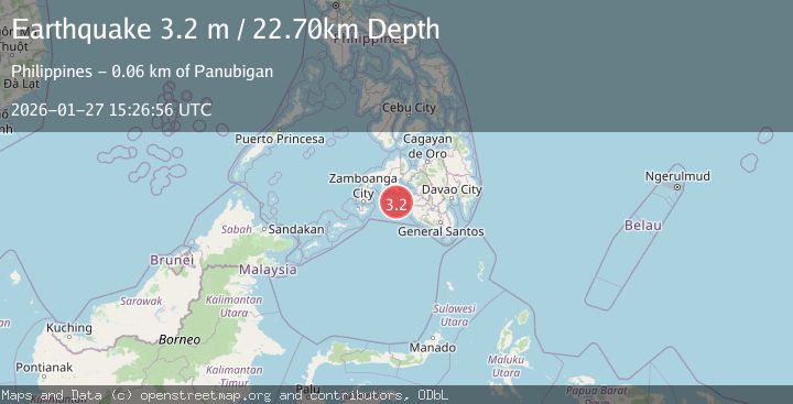 Map of MORO GULF, MINDANAO, PHILIPPINES