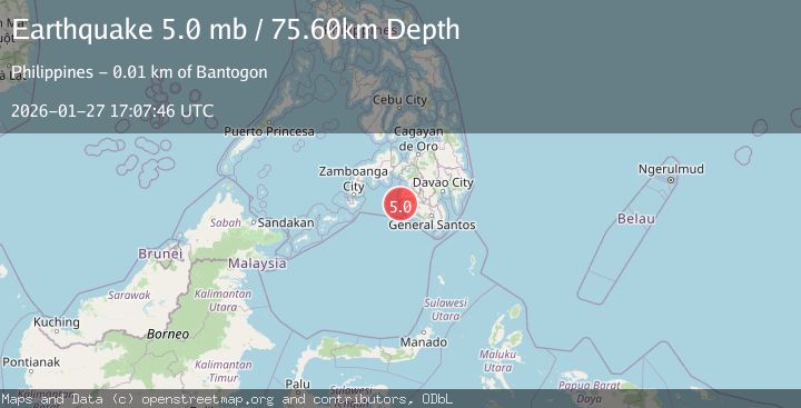 Map of MORO GULF, MINDANAO, PHILIPPINES