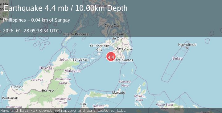 Map of MORO GULF, MINDANAO, PHILIPPINES