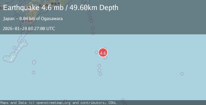 Map of BONIN ISLANDS, JAPAN REGION