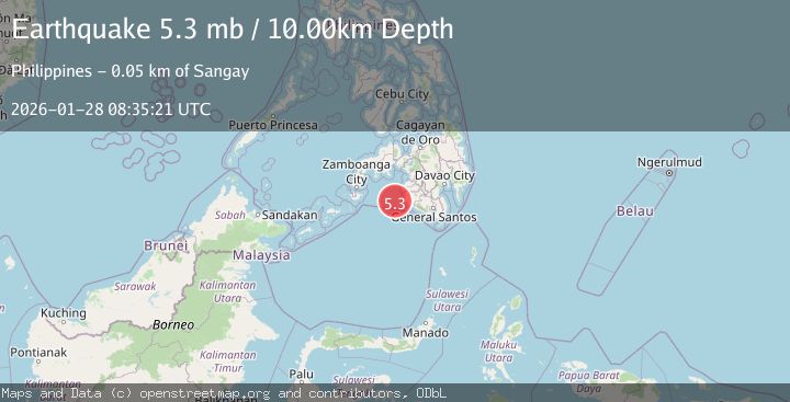Map of MORO GULF, MINDANAO, PHILIPPINES