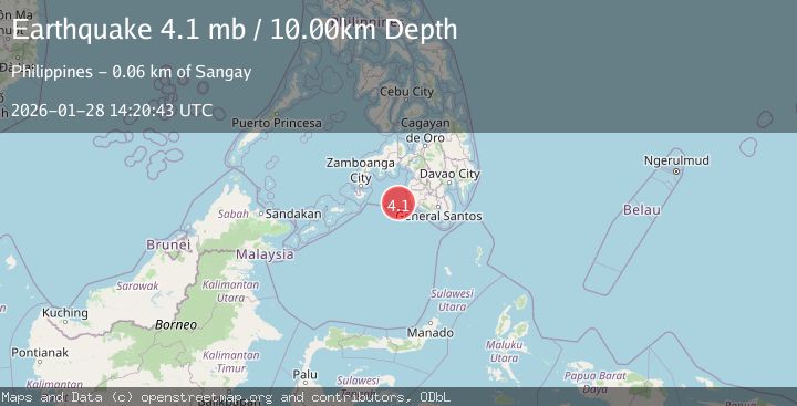 Map of MORO GULF, MINDANAO, PHILIPPINES