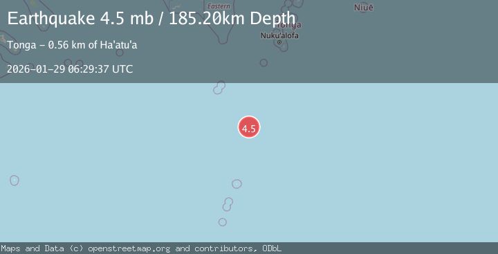 Map of SOUTH OF FIJI ISLANDS
