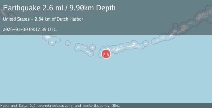 Map of ANDREANOF ISLANDS, ALEUTIAN IS.