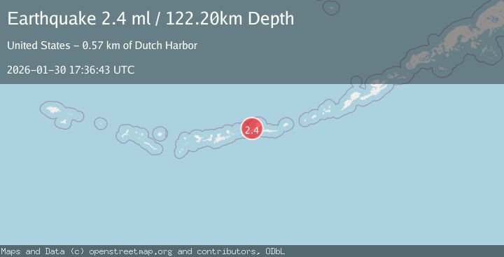 Map of ANDREANOF ISLANDS, ALEUTIAN IS.