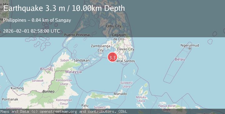Map of MORO GULF, MINDANAO, PHILIPPINES