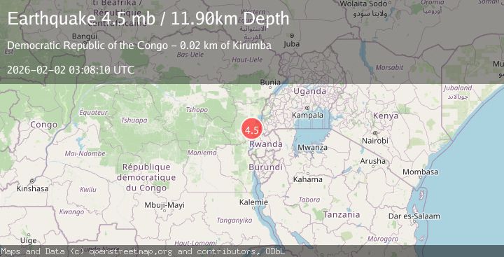 Map of LAKE EDWARD REGION, CONGO