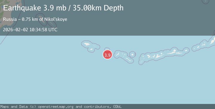 Map of RAT ISLANDS, ALEUTIAN ISLANDS
