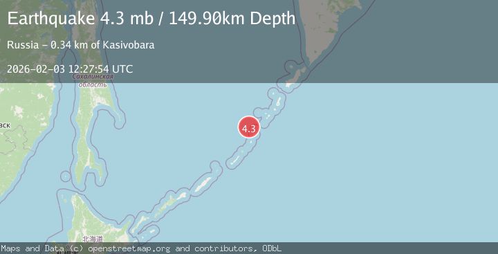 Map of KURIL ISLANDS