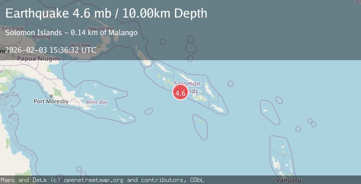 Map of SOLOMON ISLANDS