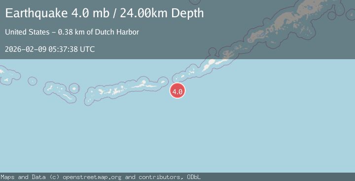 Map of FOX ISLANDS, ALEUTIAN ISLANDS