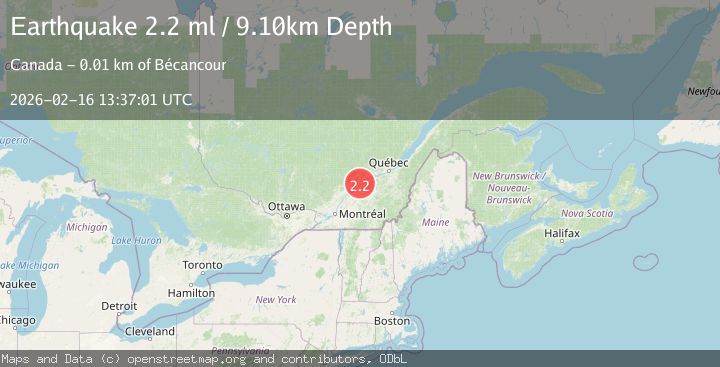 Map of ST. LAWRENCE VALLEY REG., CANADA