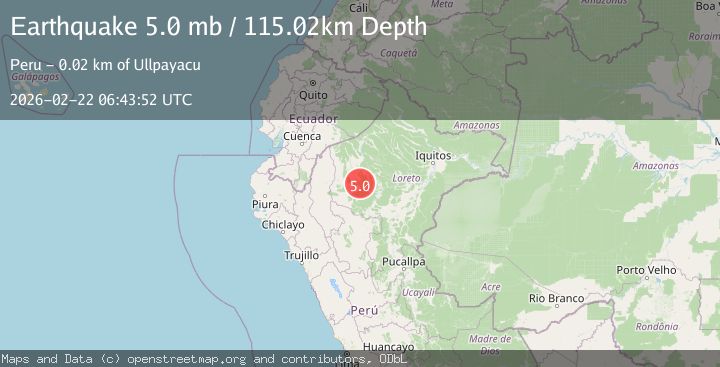 Map of NORTHERN PERU