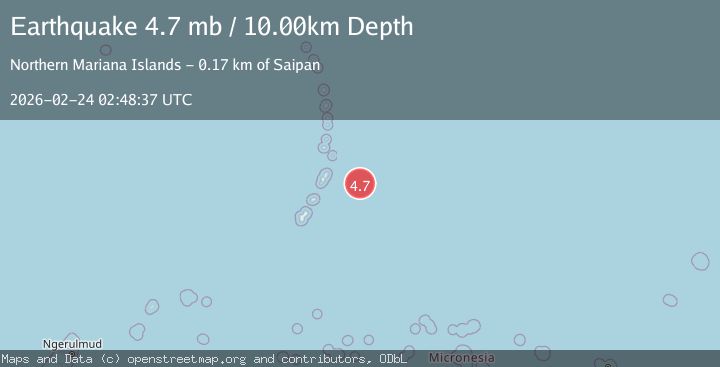 Map of MARIANA ISLANDS REGION