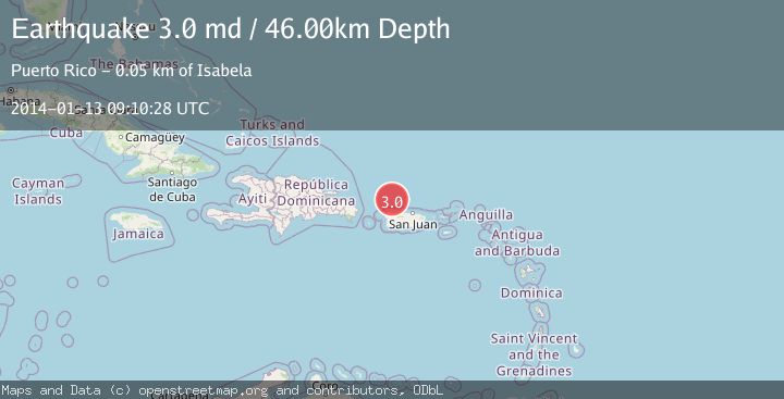 Map of PUERTO RICO REGION