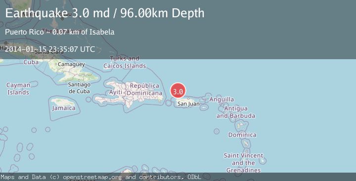 Map of PUERTO RICO REGION