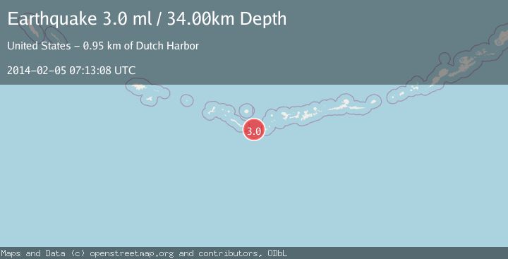 Map of ANDREANOF ISLANDS, ALEUTIAN IS.