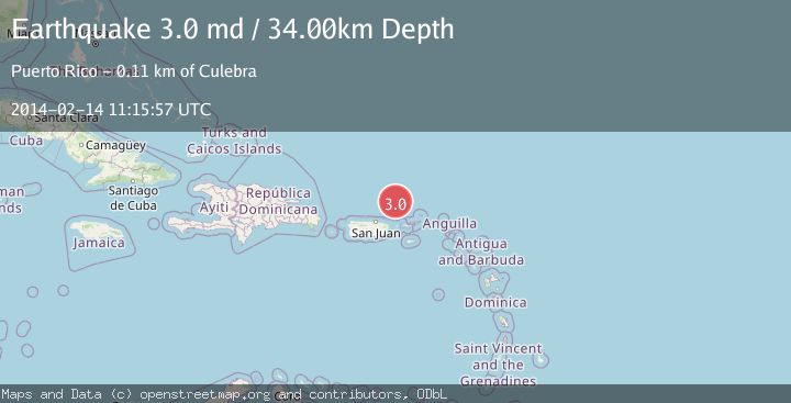 Map of PUERTO RICO REGION