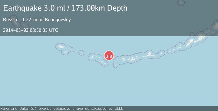 Map of RAT ISLANDS, ALEUTIAN ISLANDS