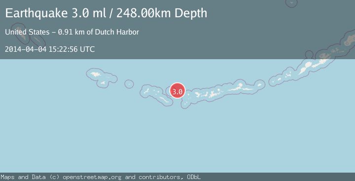 Map of ANDREANOF ISLANDS, ALEUTIAN IS.