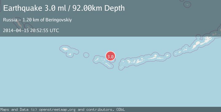 Map of RAT ISLANDS, ALEUTIAN ISLANDS