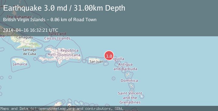 Map of VIRGIN ISLANDS REGION