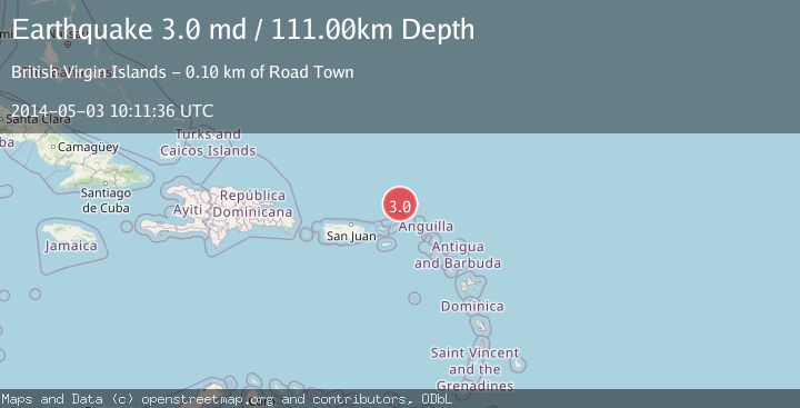 Map of VIRGIN ISLANDS REGION